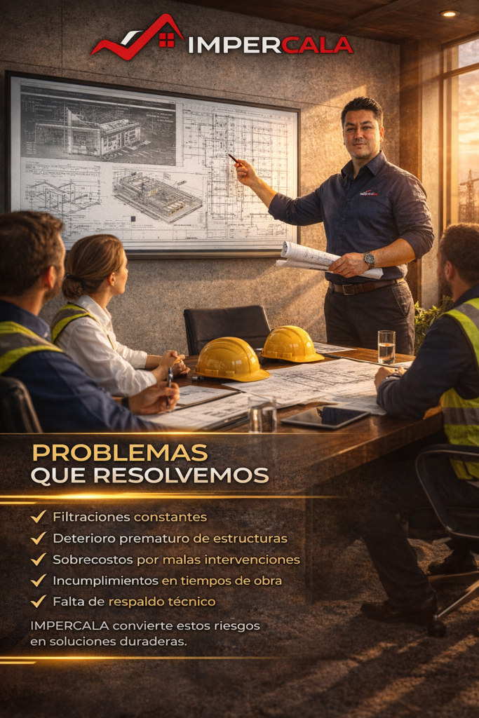 Contamos con personal calificado y experiencia en el tratamiento de cubiertas, terrazas, fachadas y superficies expuestas a la humedad, utilizando materiales de alta calidad y técnicas eficientes que previenen filtraciones y deterioro estructural.